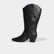 Bottes santiag &agrave; talons noir femme