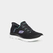 Baskets running Slip-ins Skechers noir femme