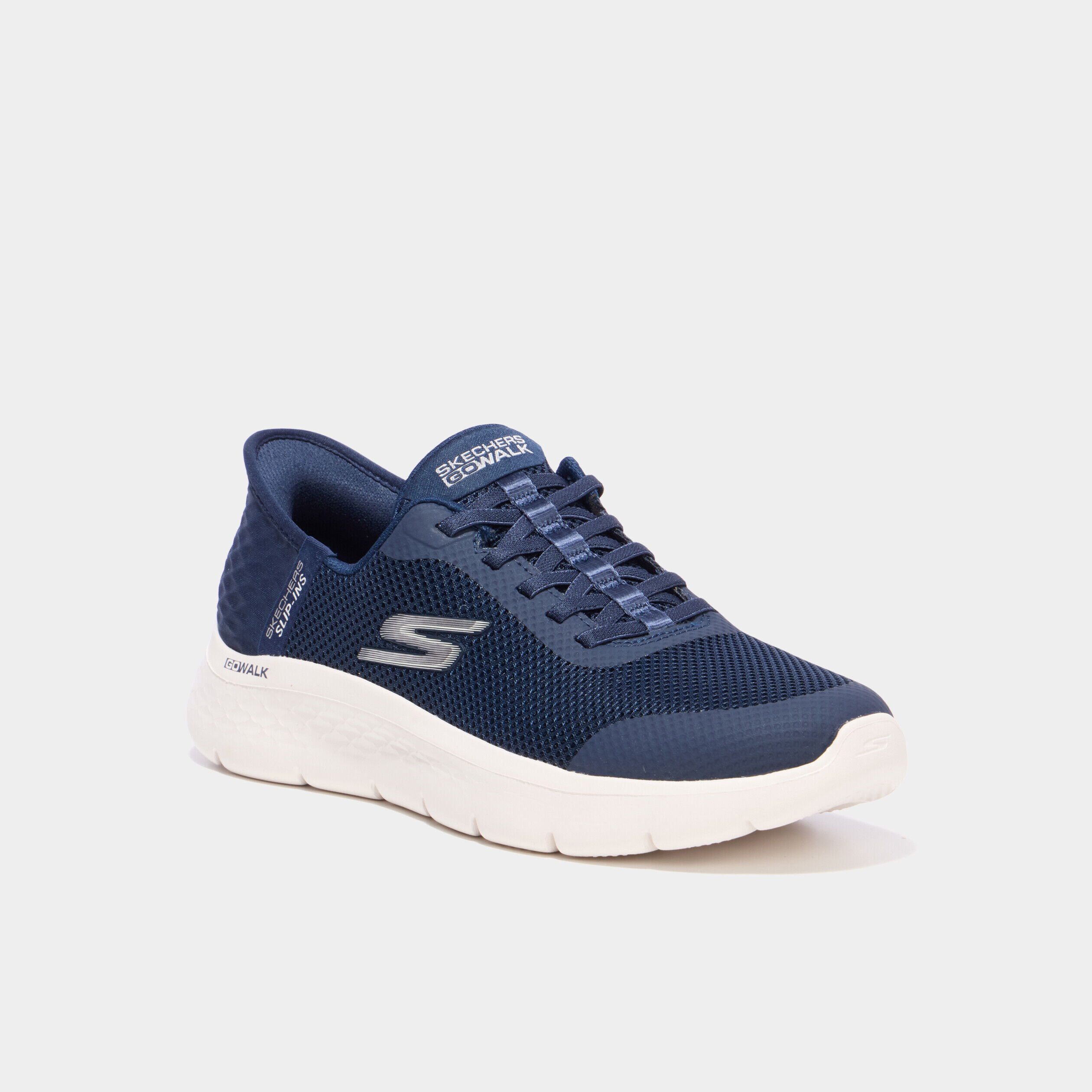 Baskets running Slips-ins à lacets bleu marine femme