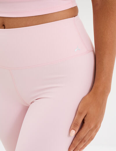 Cycliste de sport taille haute rose clair femme