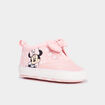 Chaussons bottons à paillettes Minnie rose bébé fille
