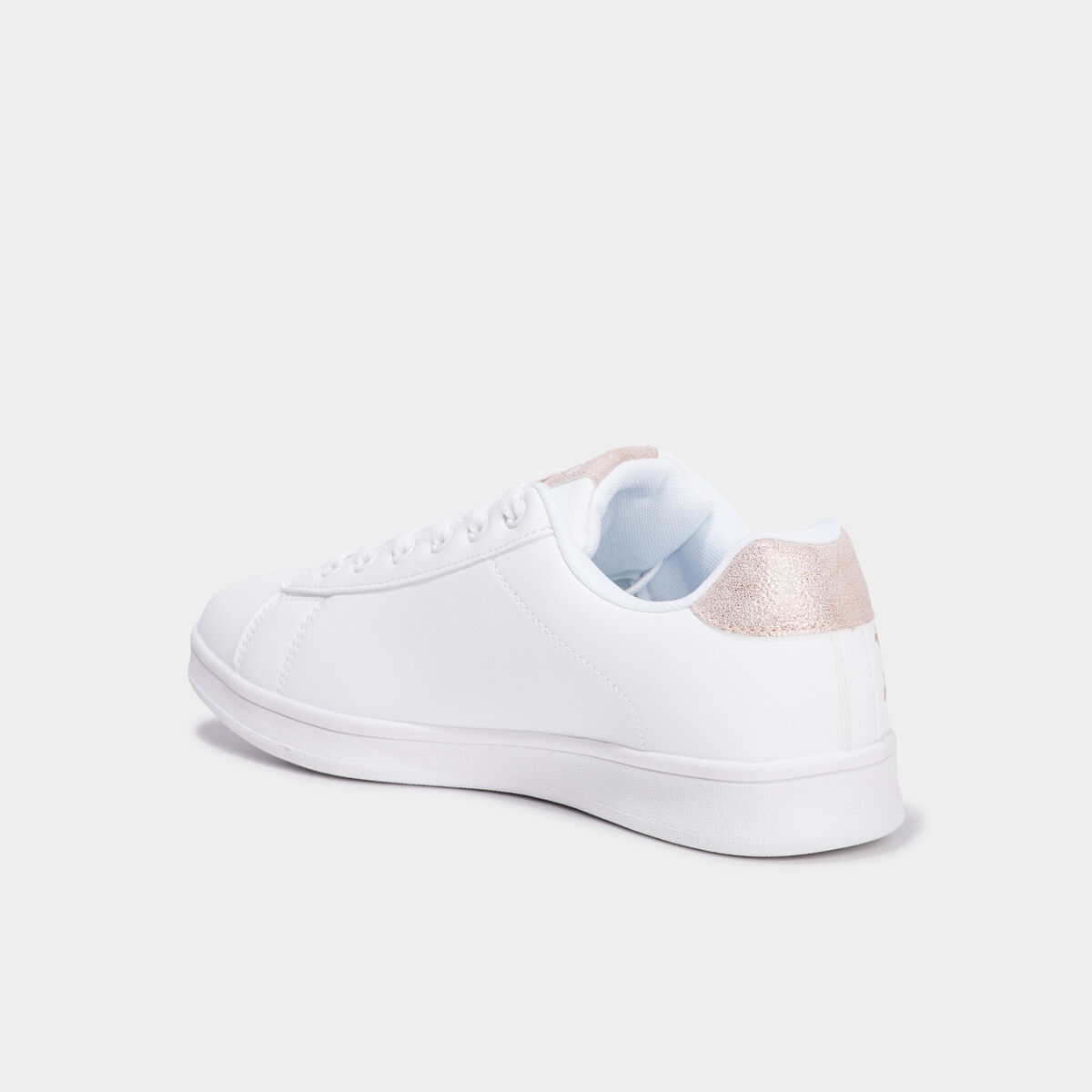Tennis basses à lacets Creeks blanc femme