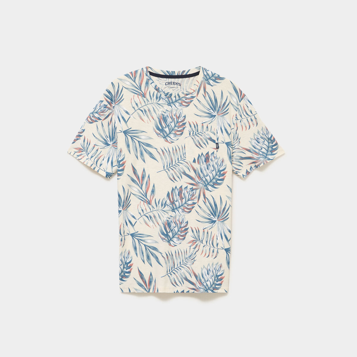 T-shirt manches courtes multicolore homme