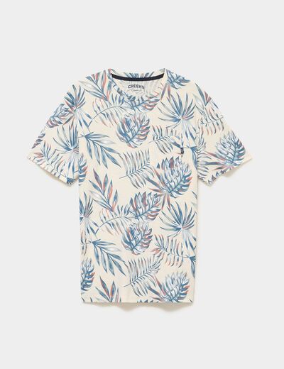 T-shirt manches courtes multicolore homme