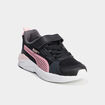 Baskets running à scratchs Puma noir fille