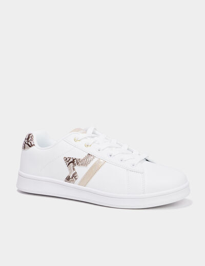 Tennis basses à lacets Creeks sable femme