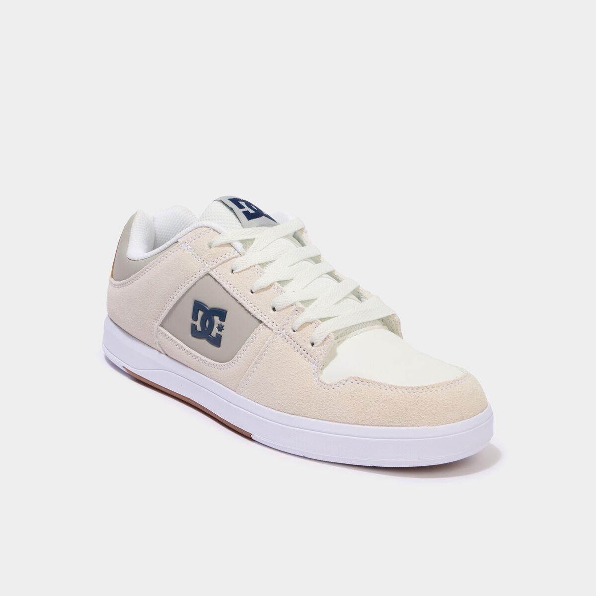 Baskets en cuir su&eacute;dine antid&eacute;rapantes sable homme