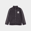 Sweat zippé col montant noir garçon