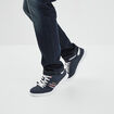 Tennis basses à lacets bleu marine homme