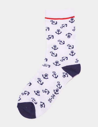 Lot 5 paires chaussettes bleu marine garçon