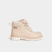 Boots zippées à lacets Trappeur rose clair fille