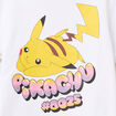 T-shirt manches courtes Pokémon Pikachu blanc fille