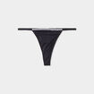 String avec strass noir femme