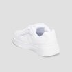 Baskets &agrave; lacets avec bout rond blanc gar&ccedil;on