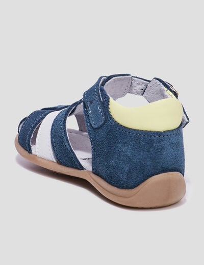 Sandales en cuir multicolore bébé garçon