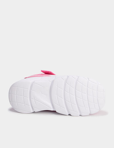 Baskets running scratchs Puma Flexfocus rose fluo fille