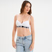 Soutien-gorge triangle microfibre blanc femme