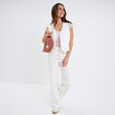 T-shirt manches courtes rose clair femme