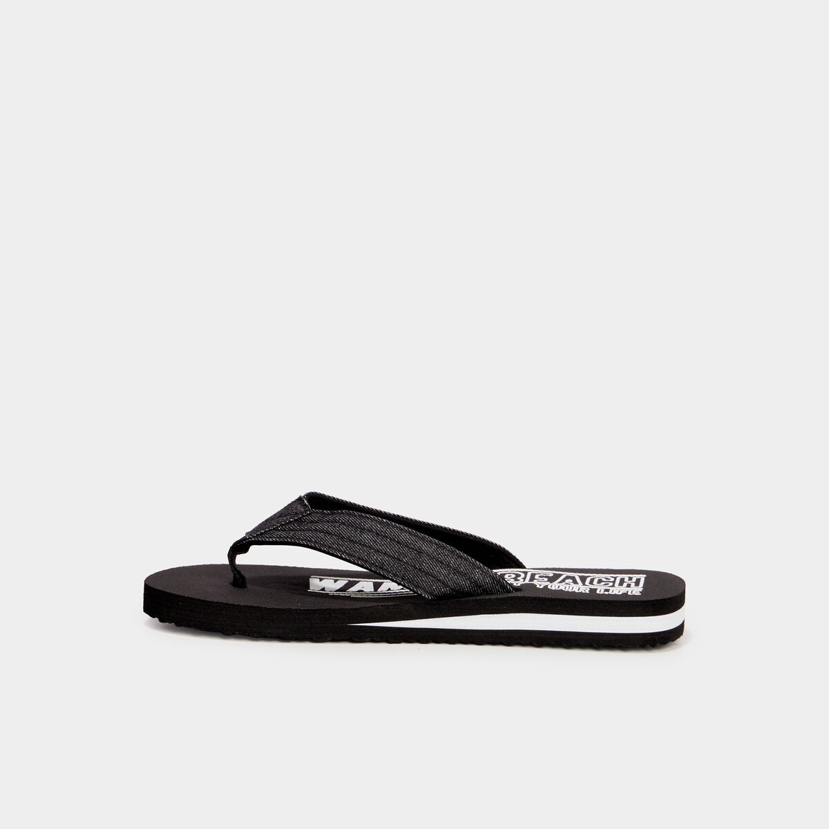 Tongs de plage noir homme