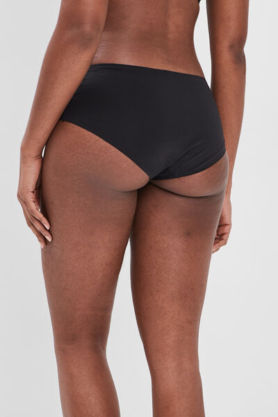 Shorty microfibre sans coutures noir femme