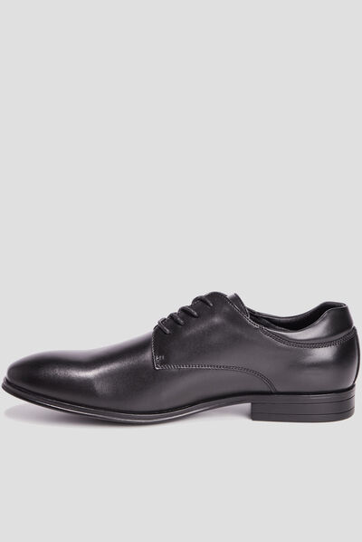 Derbies lacées noir homme