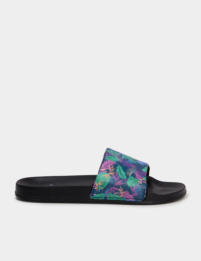 Claquettes de plage multicolore femme
