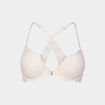Soutien-gorge maxi push-up ivoire femme