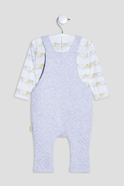 Ensemble 3 pièces vert pastel bébé garçon