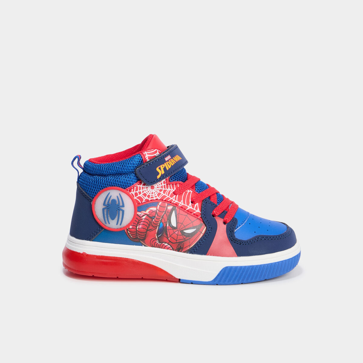 Baskets montantes lumineuses Spider-Man multicolore garçon