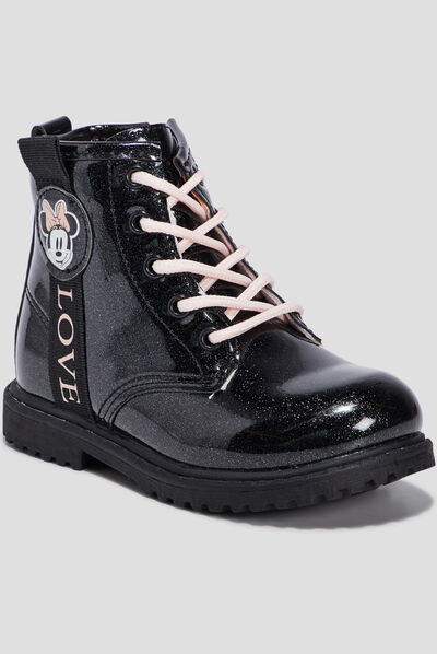Bottines vernies Minnie noir fille