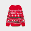 Pull No&euml;l manches longues Grinch rouge gar&ccedil;on