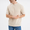 T-shirt col rond coton majoritaire gris clair homme