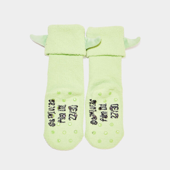 chaussettes dinterieur mandalorian vert anis garcon Chaussettes d'intérieur Mandalorian vert anis garçon