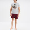 Ensemble pyjama short gris homme