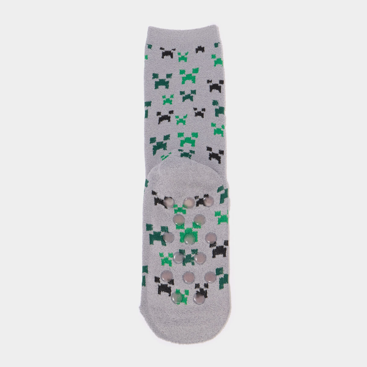 Lot 2 paires chaussettes Minecraft vert gar&ccedil;on