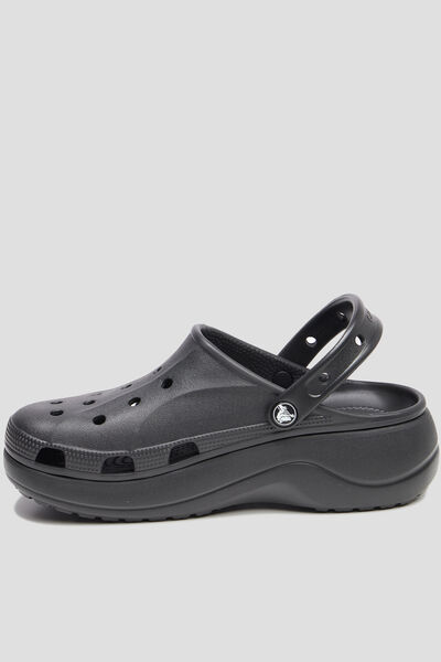 Sabots plateformes Crocs noir femme