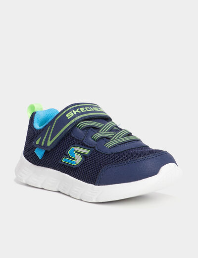 Baskets running Skechers Comfy Flex bleu garçon
