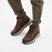 Baskets montantes à lacets marron cognac homme