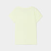 T-shirt manches courtes jaune fluo fille
