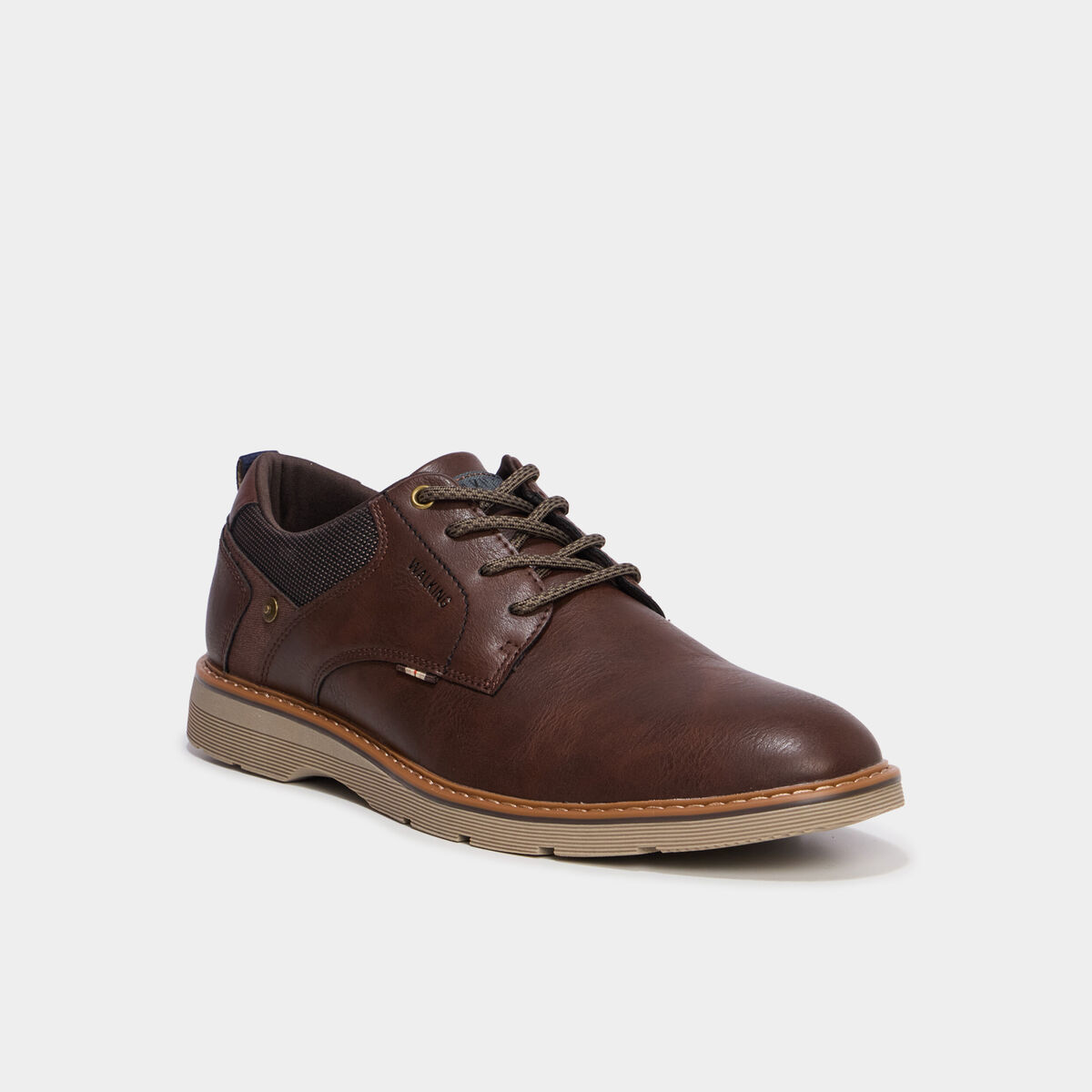 Derbies &agrave; lacets marron homme