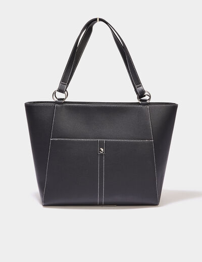 Sac cabas noir femme