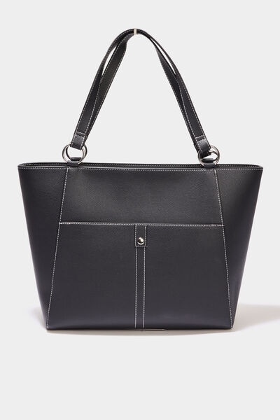 Sac cabas noir femme