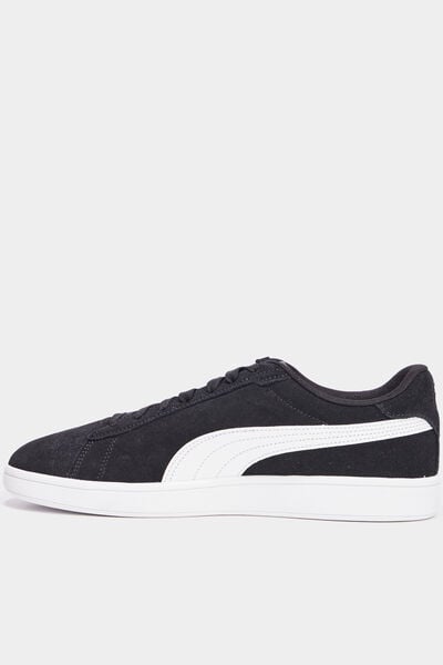 Baskets cuir su&eacute;dine Puma Smash V3 noir homme