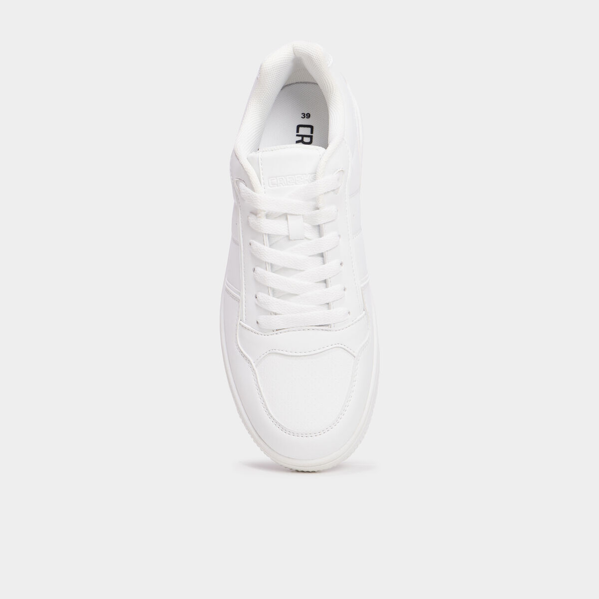 Tennis basses semelle &eacute;paisse Creeks blanc femme
