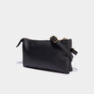 Sac pochette d&eacute;tails ajour&eacute;s noir femme