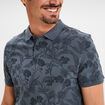 Polo droit manches courtes coton bleu foncé homme