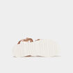 Sandales en cuir Kickers Brahmia rose fille