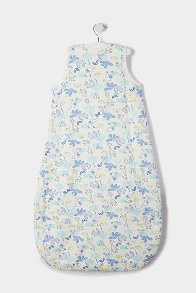 Gigoteuse coton TOG 1 sans manches blanc bébé