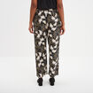 Pantalon large fluide noir femme