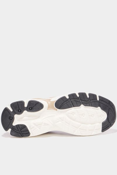 Baskets running &agrave; lacets sable homme